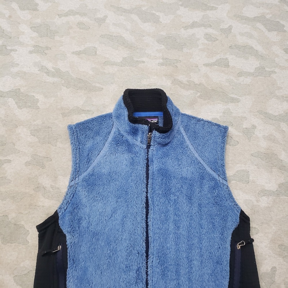 Vintage Patagonia Vest Womens Large Blue Regulator Full Zip Y2k Gorpcore - Picture 3 of 11